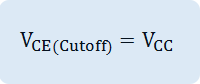 V_(CE(Cutoff))=V_CC