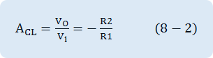 A_L=A_OL/A_CL =A_OL [R1/R2]