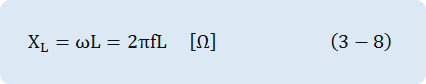 X_L=&Omega;L=2&pi;fL [&Omega;]